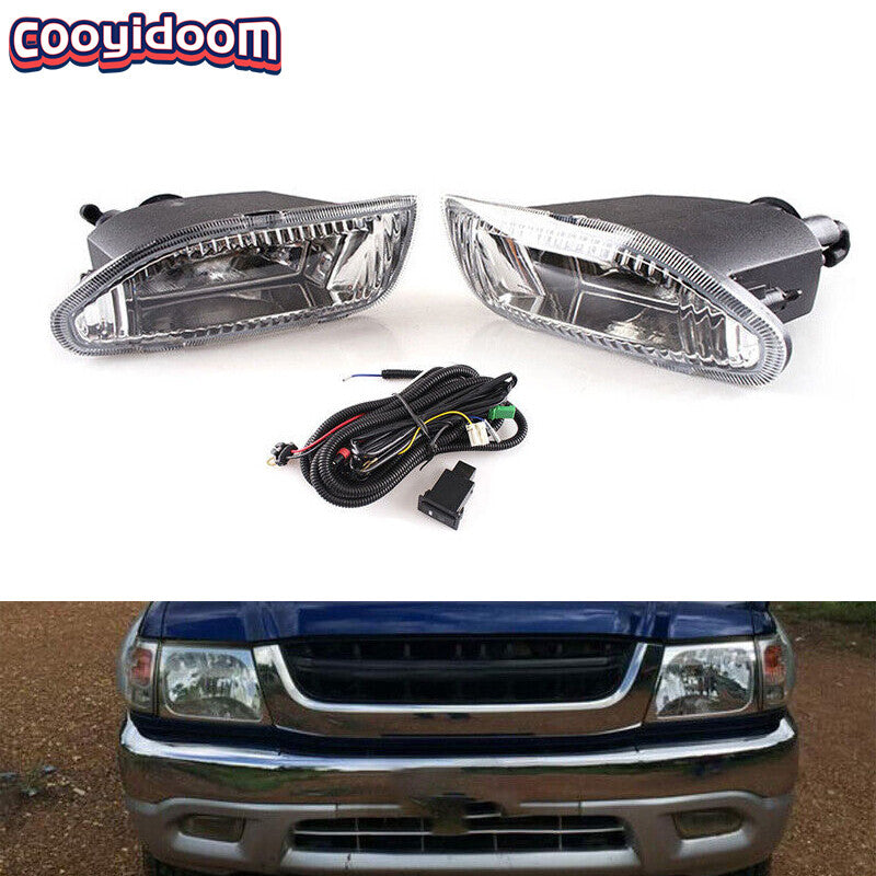 Set for Toyota Hilux Tiger 2003 2004 Front Bumper Fog Lamp With Bulb Wiring