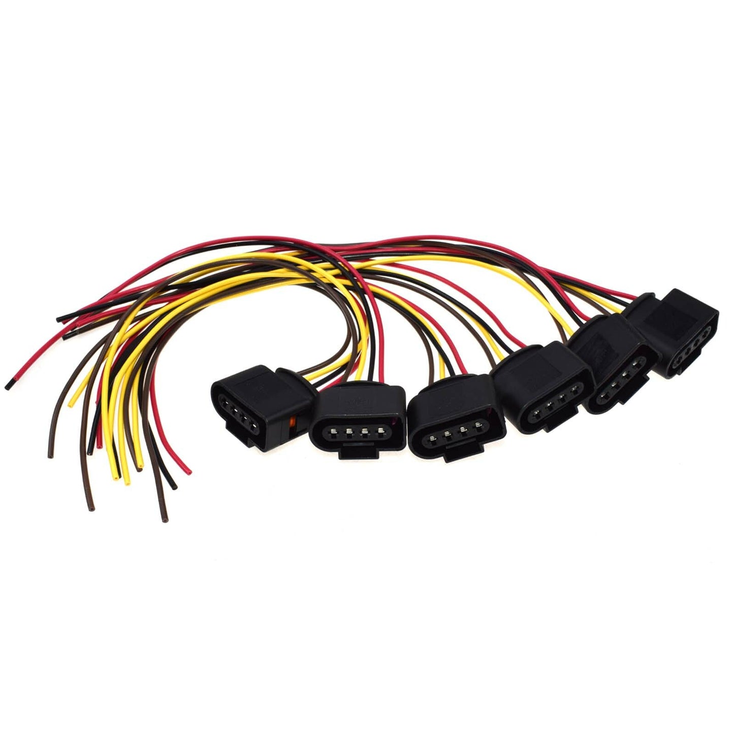 6-piece set for Audi and 4-pin ignition coil repair connector tail harness - brand new n