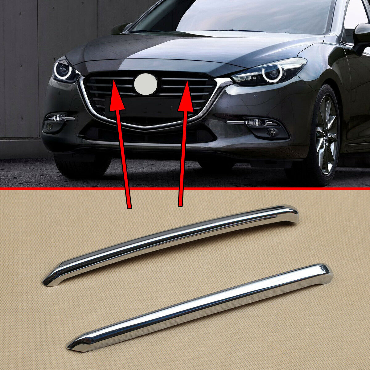 2For for Corolla Sedan 2019-2023 Carbon Front Bumper Guard Side Corner Cover v