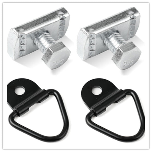 Truck Bed Rail Mounting Cleats Utili Track Kit Fits for Nissan Frontier Titan 2set