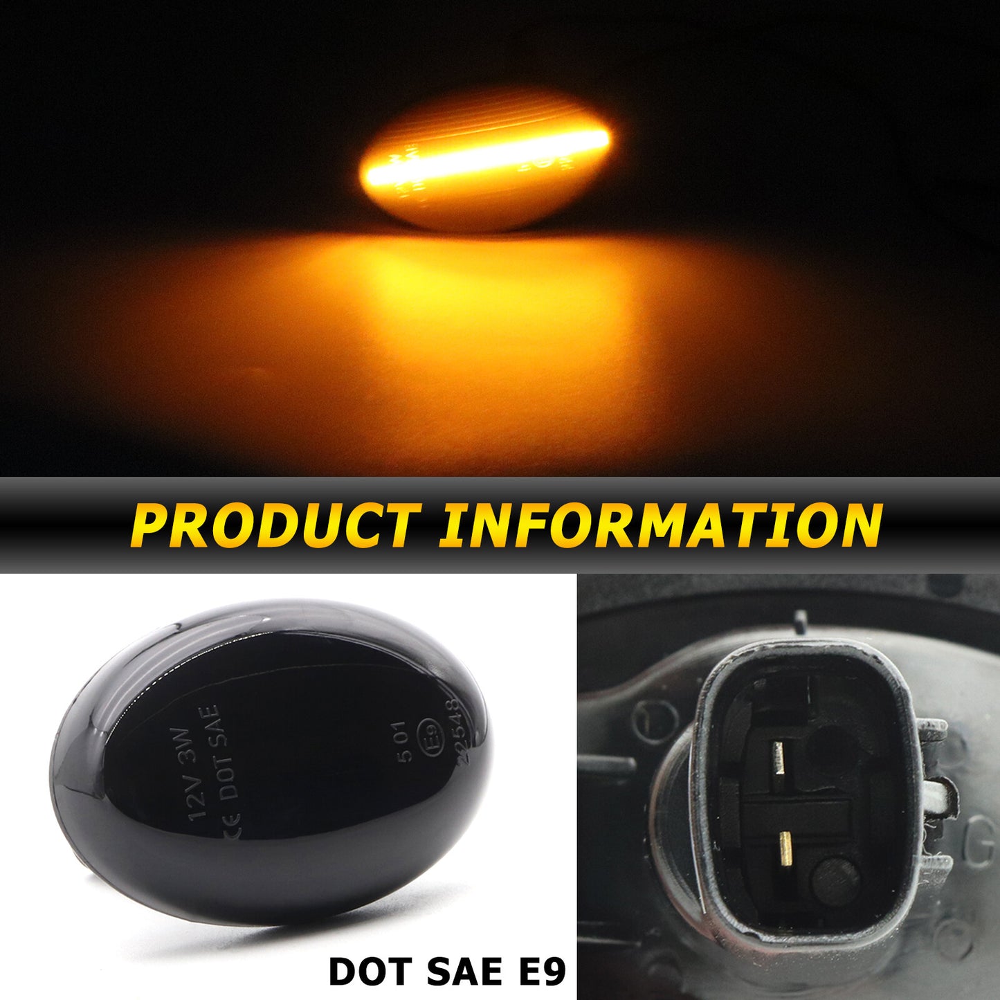 84401SA001 Side Indicator LED Repeater Light for Subaru Impreza WRX STI Legacy