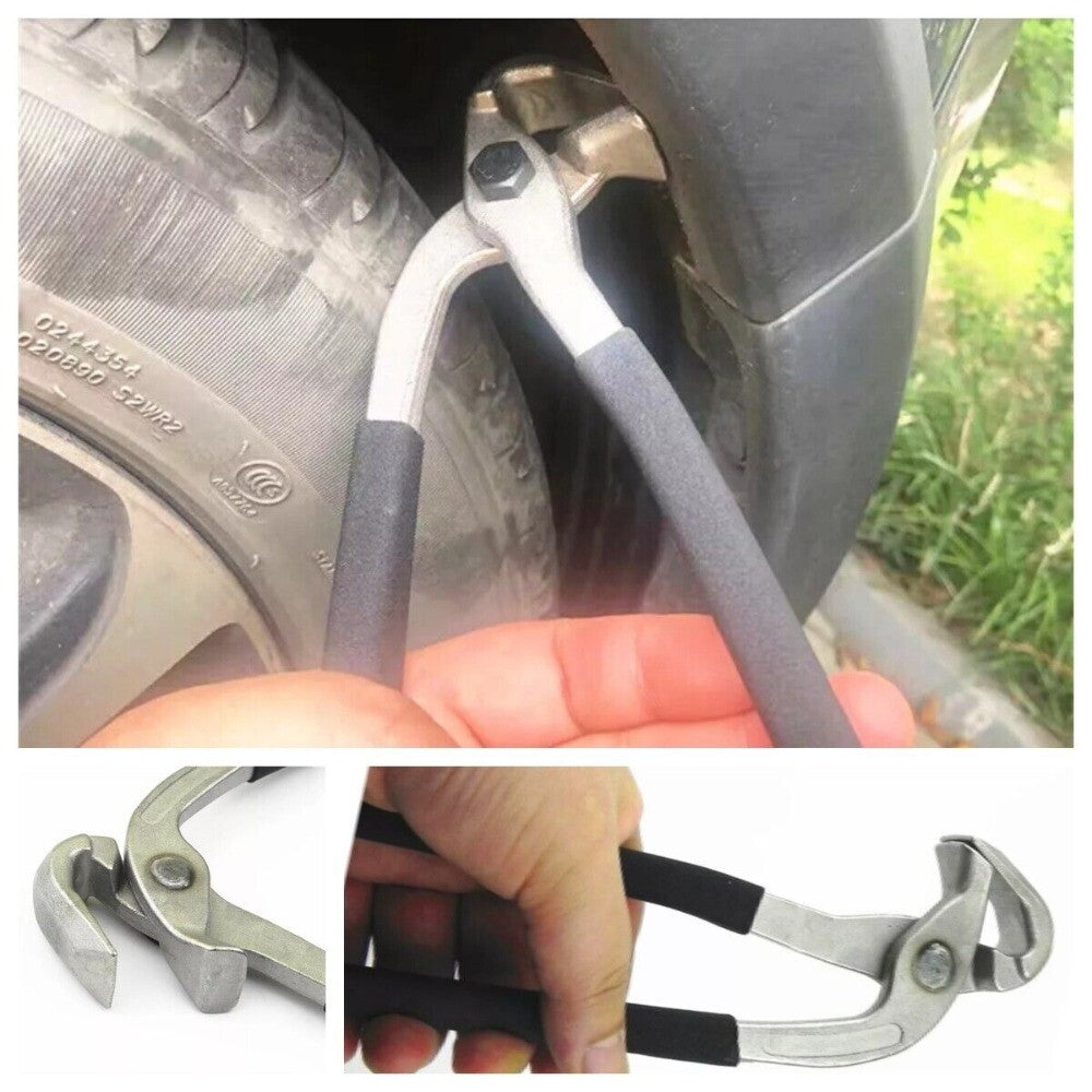 Angled Head Car Fender Panel Leaf Edge Plier Tool Dent Paint Crimper Tools New n