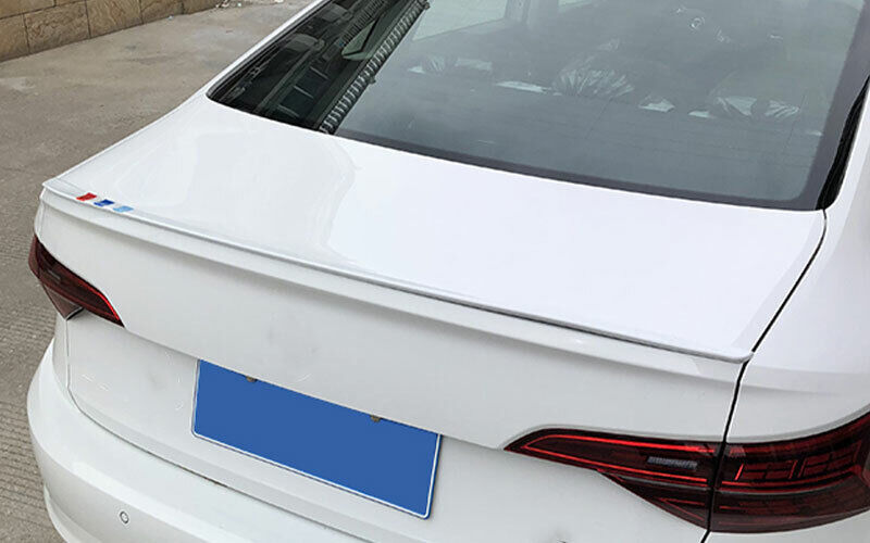 19-23 Rear Boot Spoiler Wing Flap for Volkswagen for Jetta Mk7 ABS White 1PCS