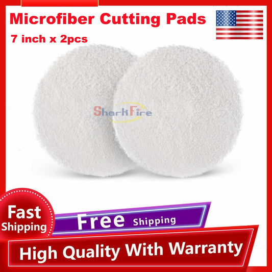7-inch microfiber cutting pad polishing disc soft wax removal pad for car polishers