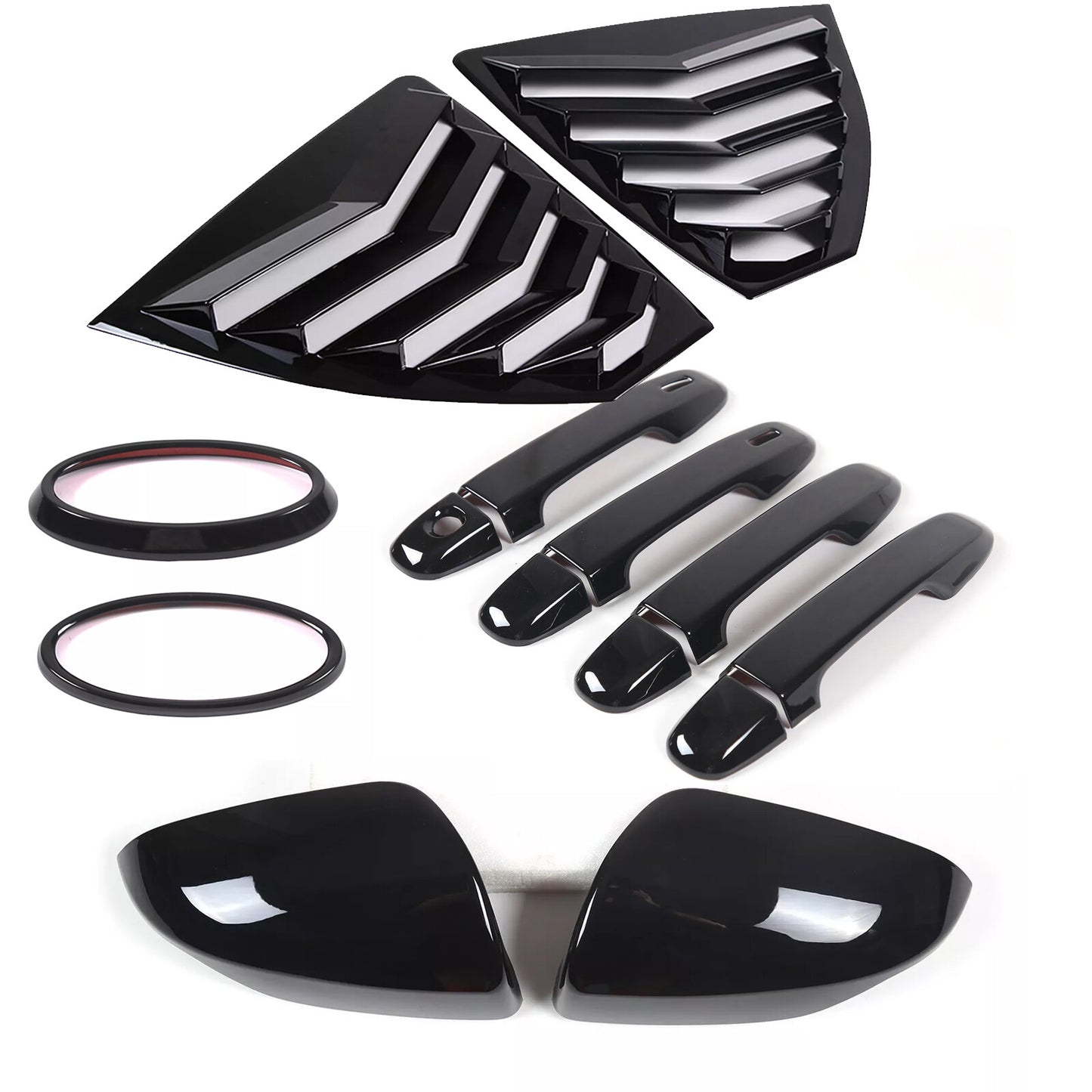 Glossy black exterior accessory trim cover for Subaru Crosstrek 2024+