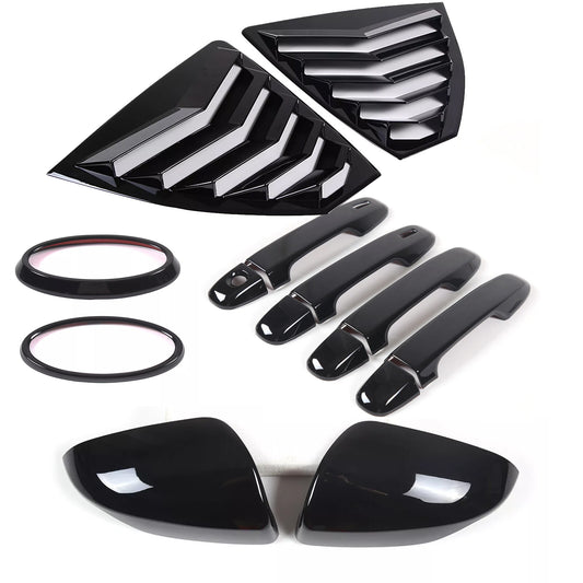 Glossy black exterior accessory trim cover for Subaru Crosstrek 2024+
