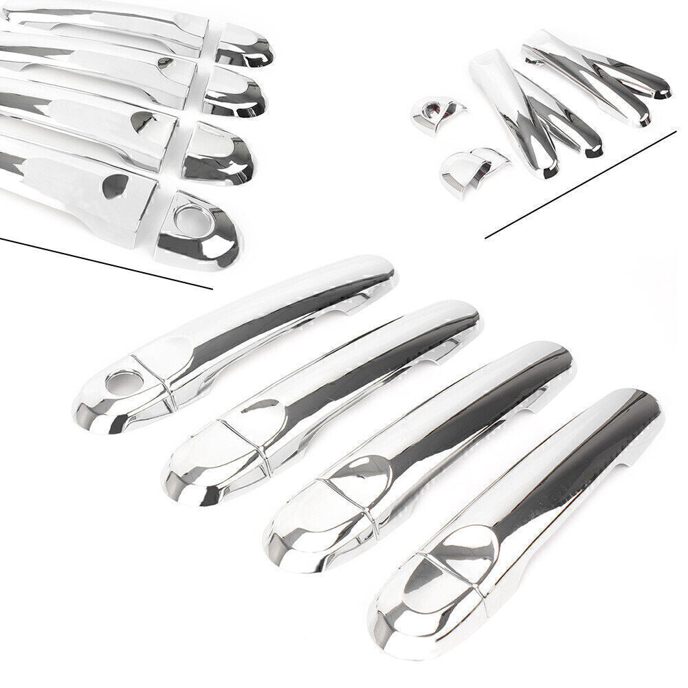 Chrome Door Handle Cover Molding Trim for Nissan Sunny Versa 2014 2015 2016 Q