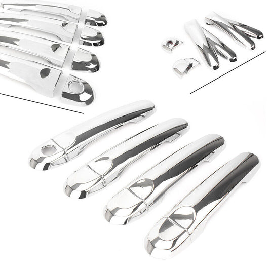 Chrome Door Handle Cover Molding Trim for Nissan Sunny Versa 2014 2015 2016 Q