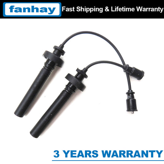 2x Spark Plug Wire Ignition Cable MD365102 for Mitsubishi Lancer 1.6L 02-06 New Q