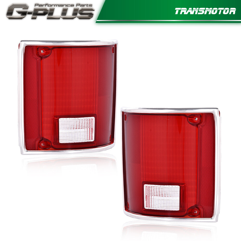 Fits for C10 1975 - 1986 Tail Light Lens Driver and Passenger Side - v