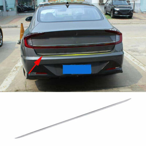 for Hyundai Sonata 20-23 Exterior Rear Door Trunk Lid Tailgate Strip Trim Silver