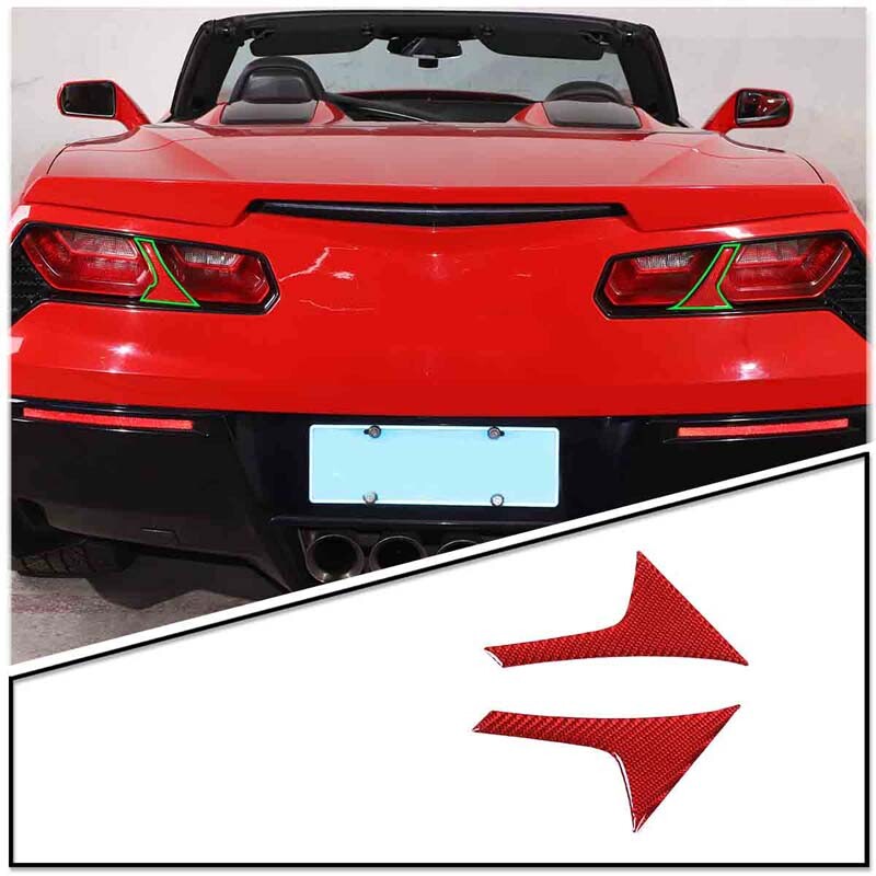 ABS Sport Red Steering Wheel Button Trim Frame for Corvette C6 2005 - 2013