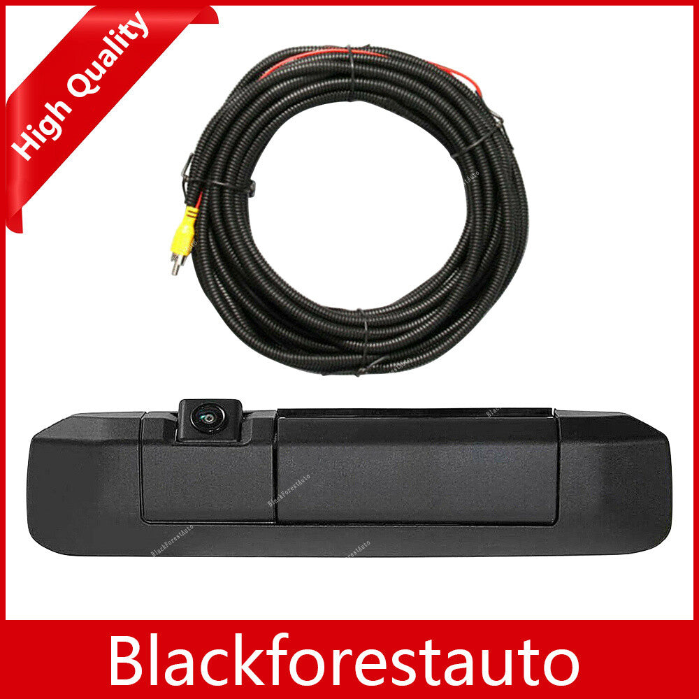 Fits for Toyota Tacoma 05-15 Tailgate Handle Textured Black with Camera wired Black