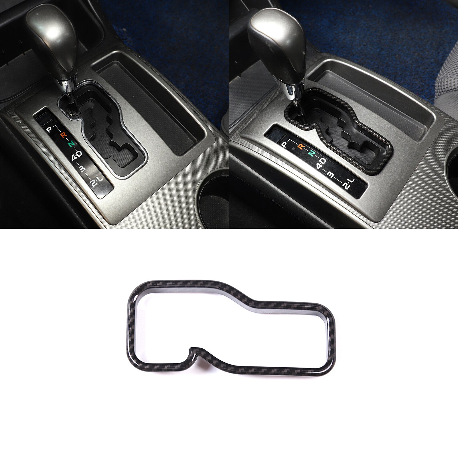 ABS carbon fiber rear for seat storage compartment cover decoration suitable for Supra 19-22- v