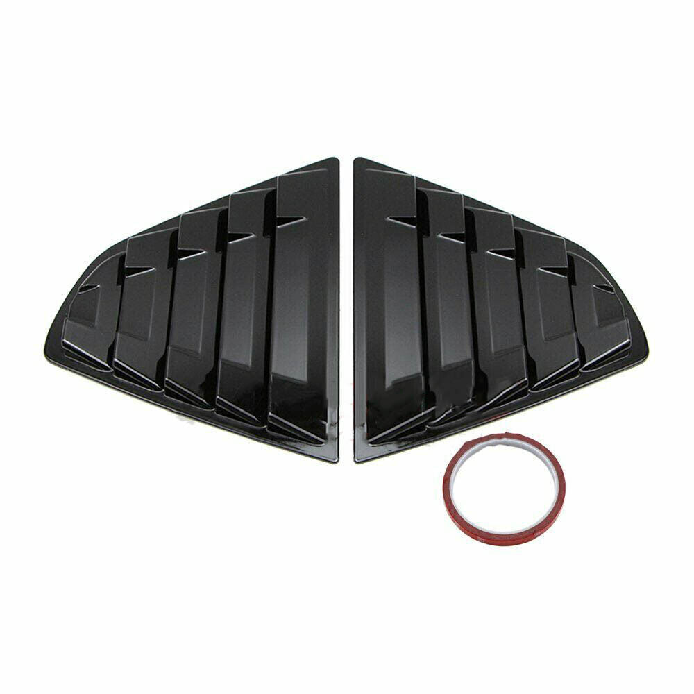 for Toyota for Camry 2018-2021 Exterior Window Vent Louver Cover Glossy Black