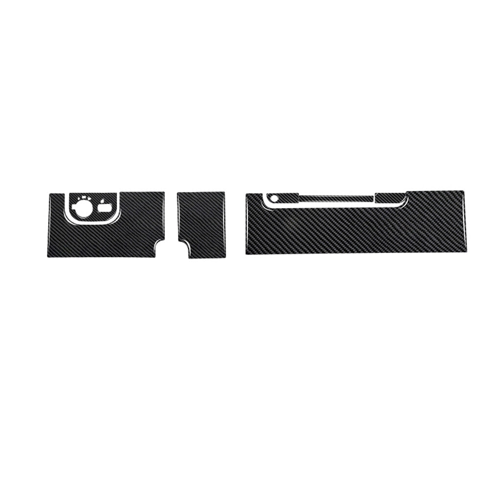 4Pcs Carbon Fiber Window Switch Button Cover Trim for Volvo V60 2010-2017 Type C v