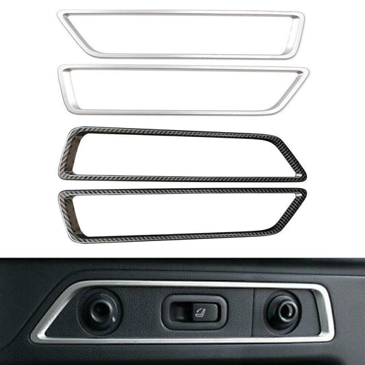 2x Car Rear Trunk Switch Button Cover Trim for Subaru Forester SK 2019 2020