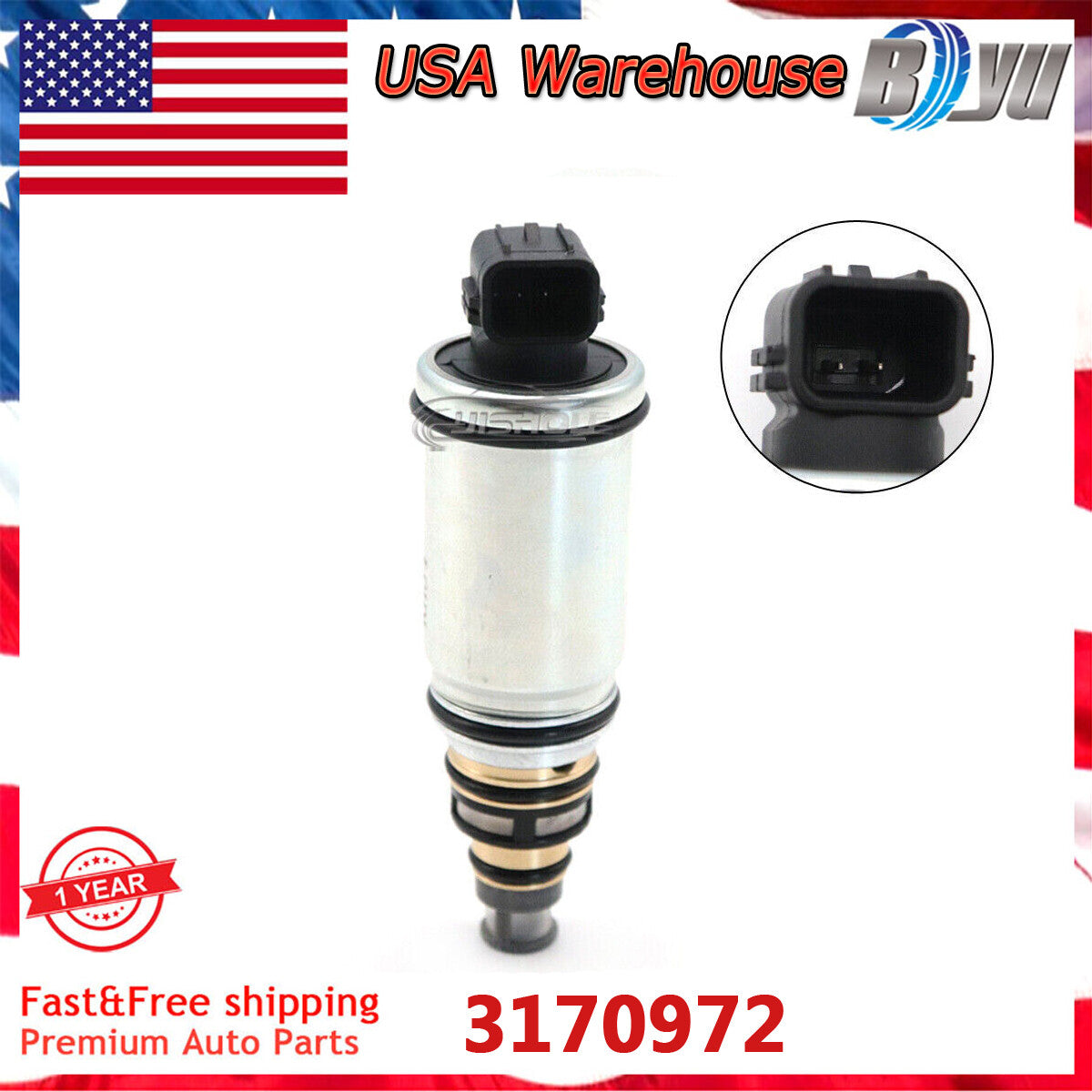 3170972 NEW A/C Compressor Valve for Hyundai Sonata for Kia Optima 2011-2016 2.0L US