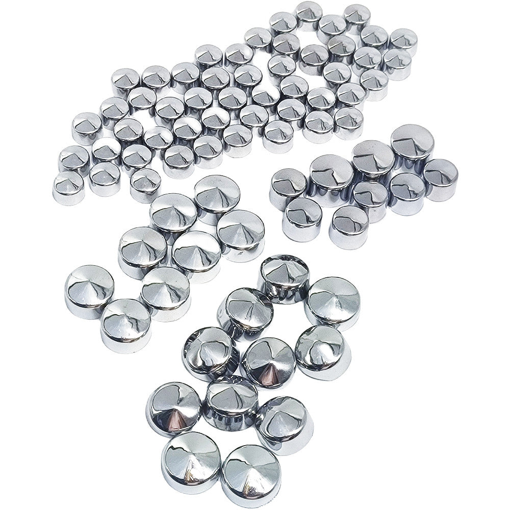 79-Piece Hat Dress Kit for Harley Big Twins Engine Full Bolt Cover 99-16 Chrome Alloy n