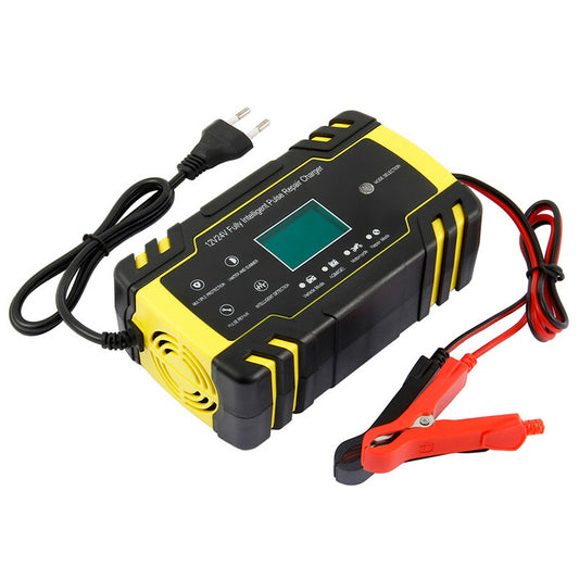 12V Motorcycle LCD Display Fully-Automatic for Smart Battery Charger Maintainer Tool