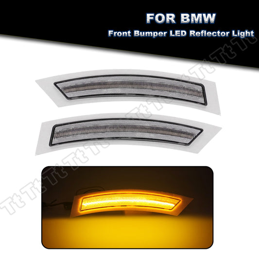 LED front bumper side marker light reflector for 07-13 for 3er E92 E93 328i 335i- v