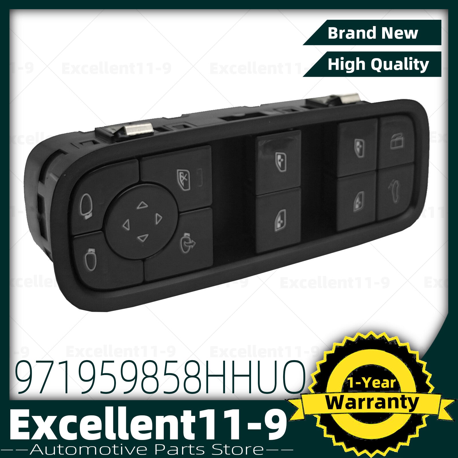 Front left window switch for 2018 - 2021 for Panamera for Cayenne #971959858HHHUO- n