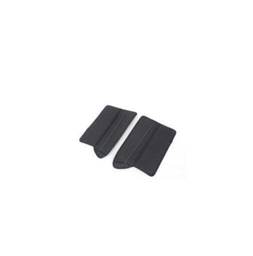 Black Leather Middle Console Armrest Box Cover 2PCS for Nissan Rogue 21-2022
