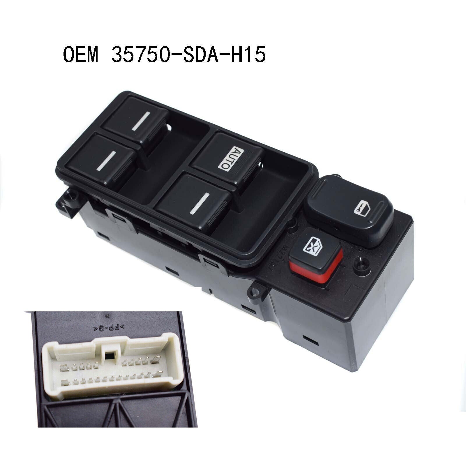 for Honda Accord 2003-2007 LHD Electric Master Power Window Switch 35750-SDA-H15
