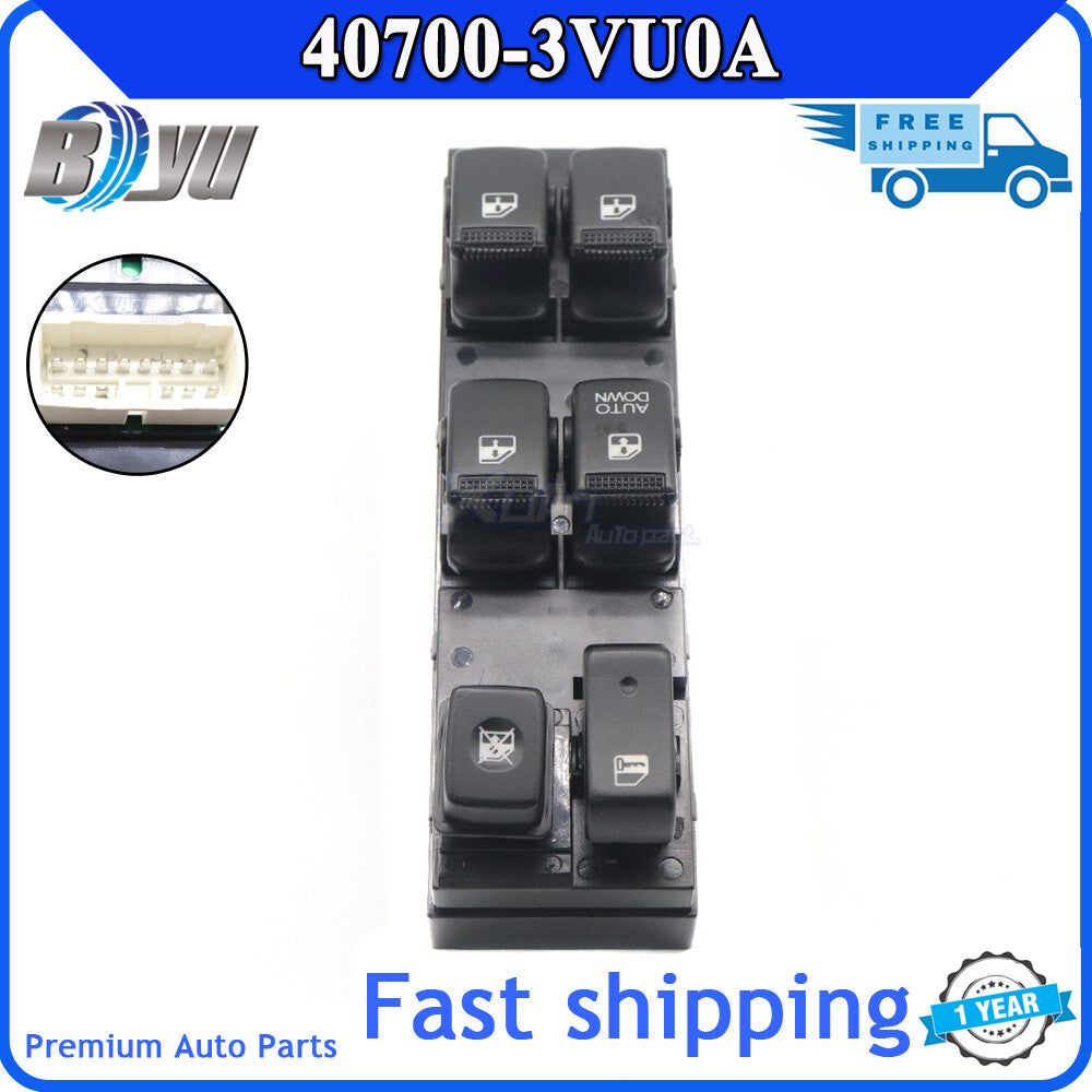 New Power Window Switch for Kia 2005 - 2010 93570EF000 Black 93570-EF000- v