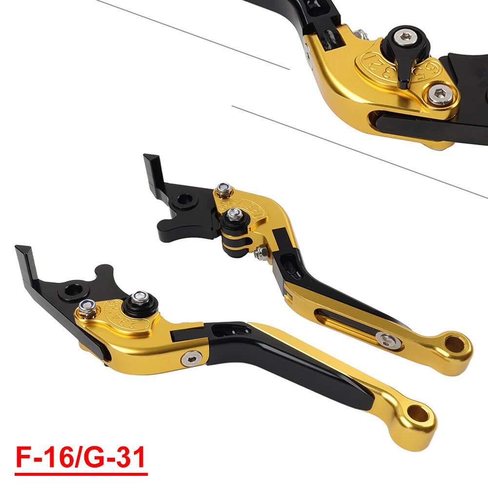 CNC Folding Extendable Brake Clutch Levers for BMW G310R/G310GS 2017-2021 Gold Q