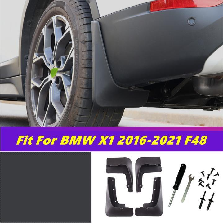 Mud Flaps fender Splash Guards Black ABS 4PCS 2016-2021 Fit for BMW X1 F48