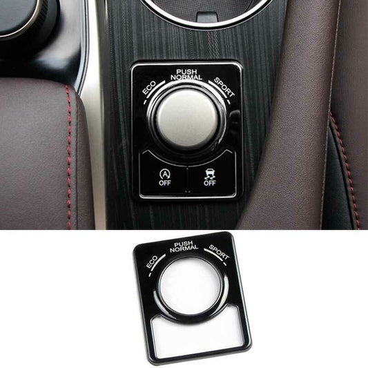 for Lexus RX350 450h 16-22 Black Steel Console Mode Adjust Frame Cover Trim 1PCS