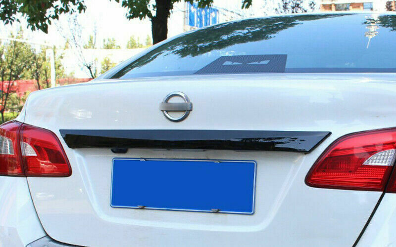 Glossy Black Tailgate Trunk Lid Molding Cover Trim for Nissan Sentra 2013-2019