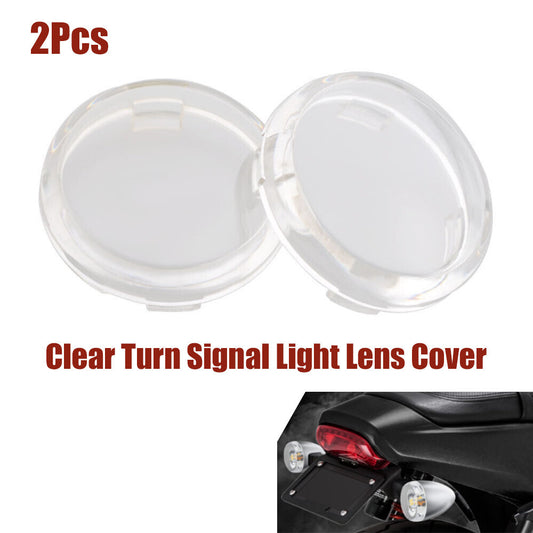 Turn signal lens cover for Harley Touring Dyna Sportster Softtail Clear - n
