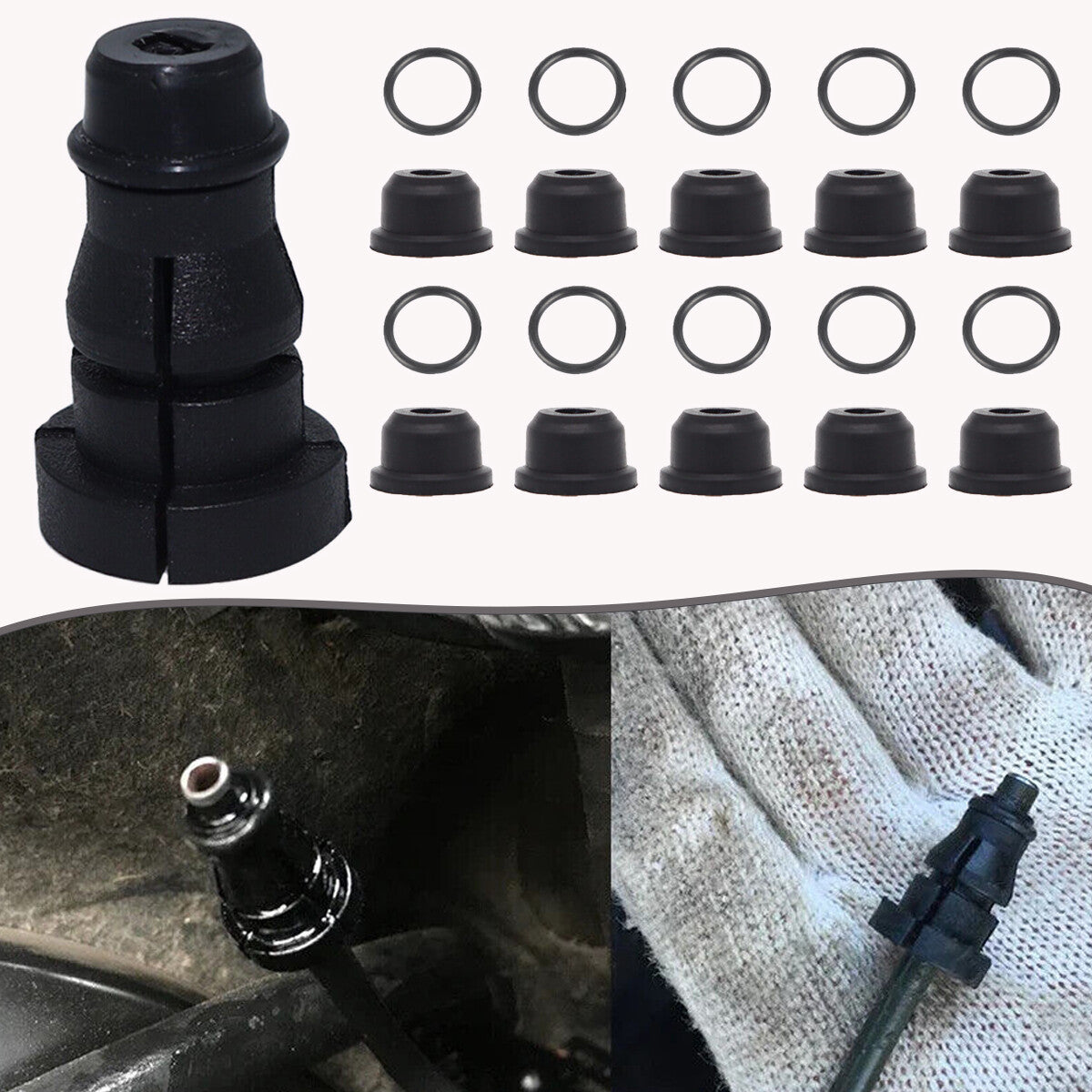 for Ford Galaxy 2006-2015 C-Max Clutch Master Cylinder Pipe Joint Gasket Seal