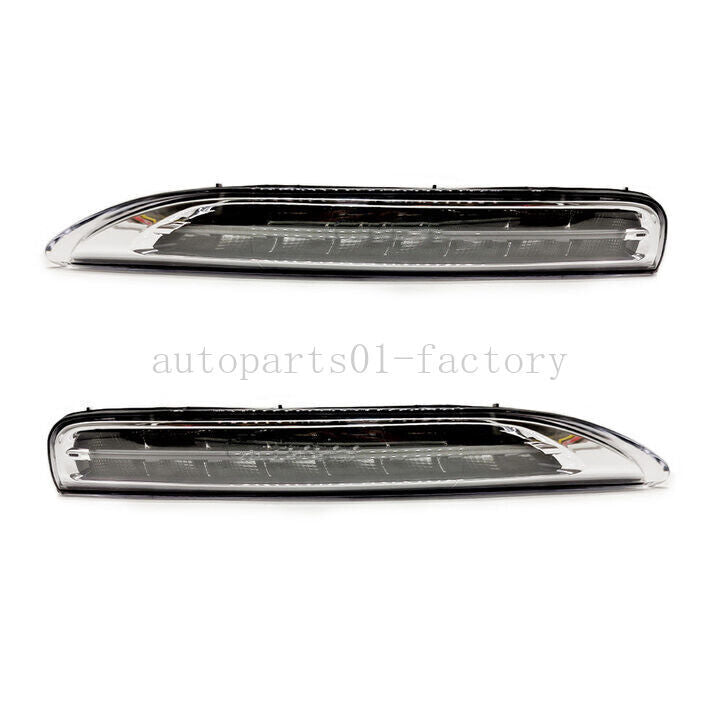 1Pair Front L+Right Bumper Daytime Run Light Lamp LED for 11-14 for Porsche for Cayenne