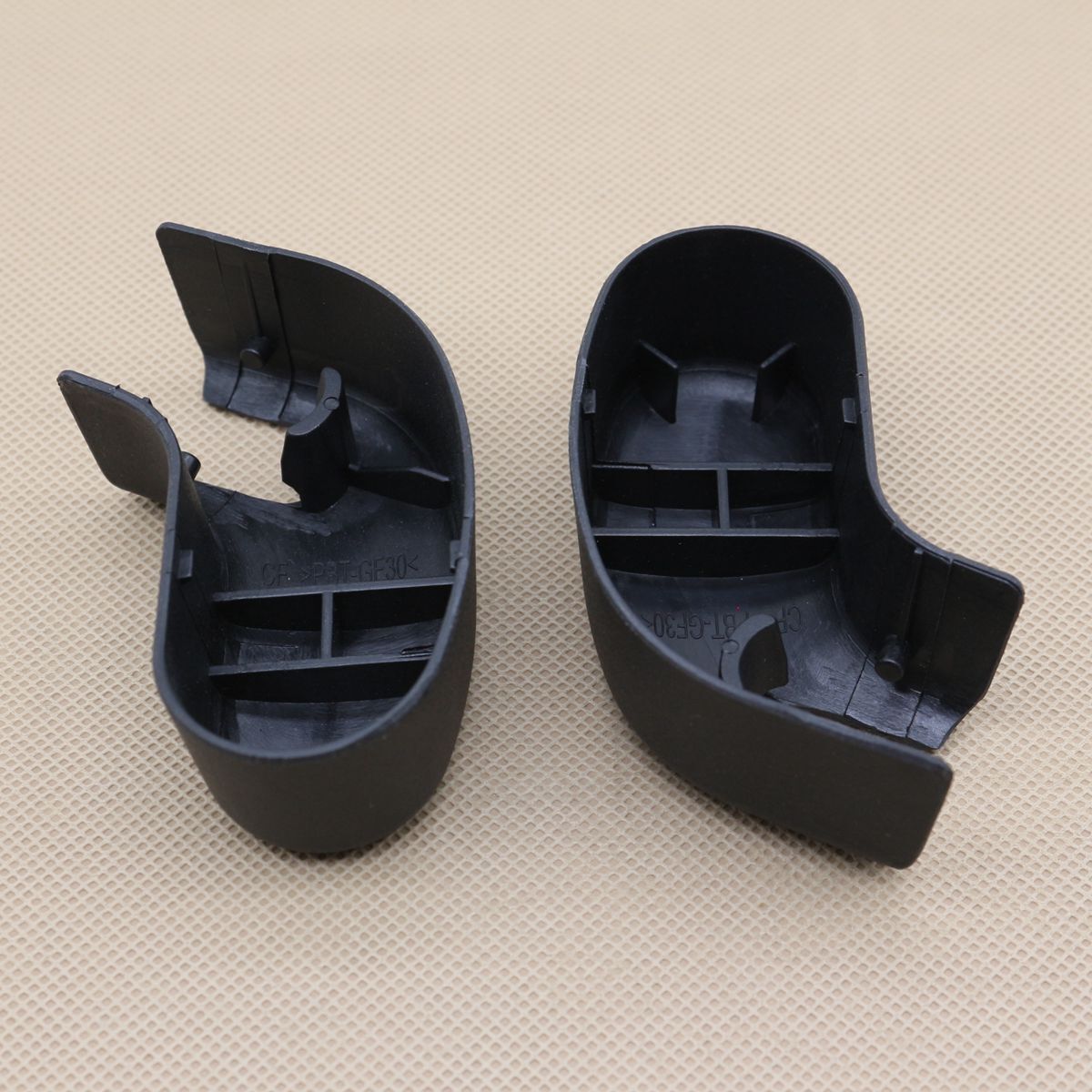 new 2-piece rear windshield wiper arm nut caps for Jaguar F-Pace T4A7965