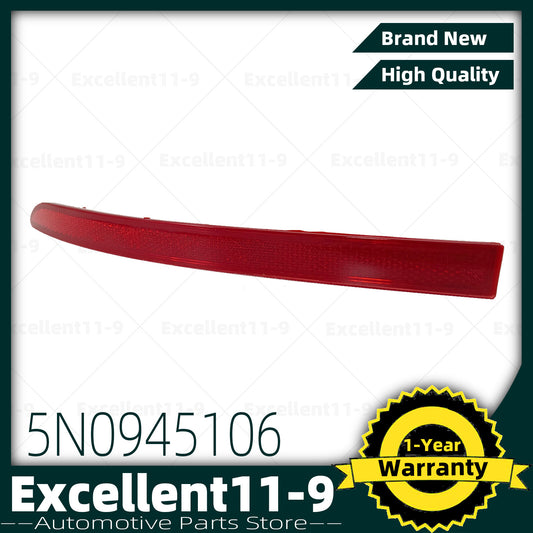 Right rear red bumper marker reflector 5N0945106, suitable for Tiguan 2008, 2009 - 2018. n