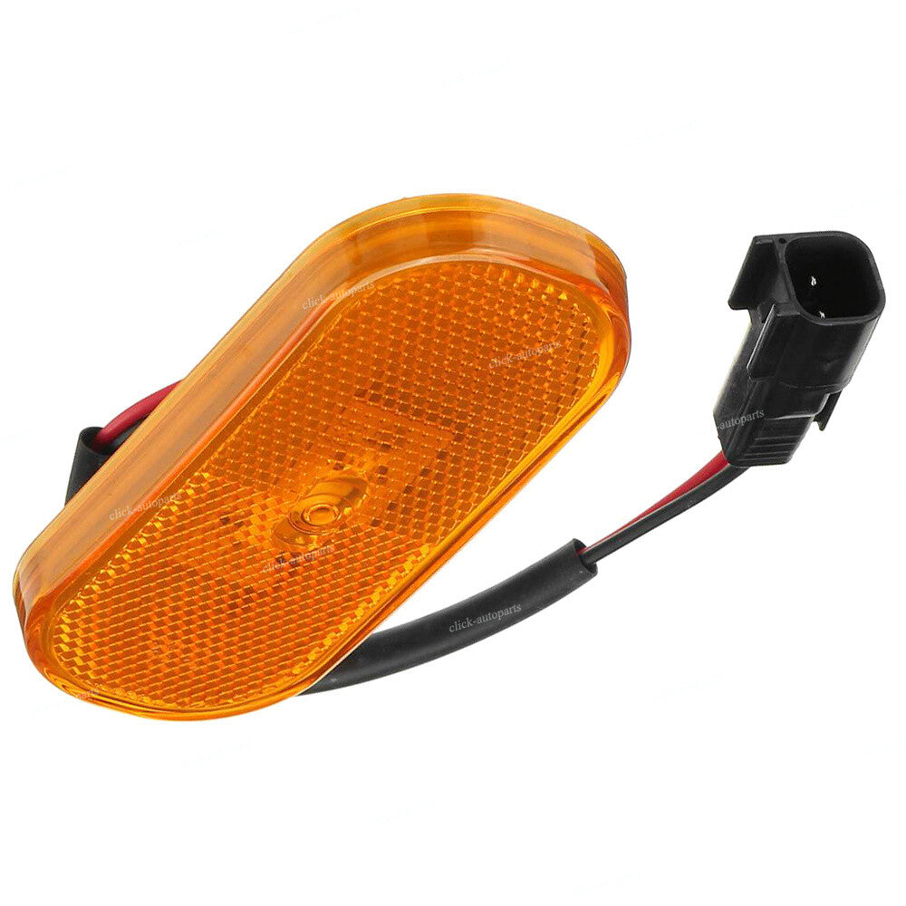 Fit for Ford Transit MK8 2014-2019 Amber LED Side Marker Light Turn Signal Lamp