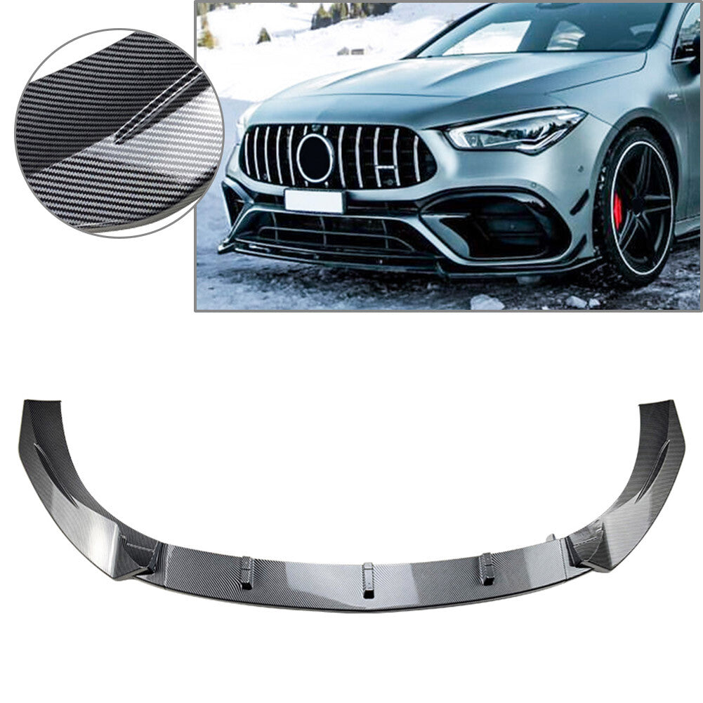 Front Bumper Splitter Lip Diffuser Spoiler Guard Protector for Benz CLA Class