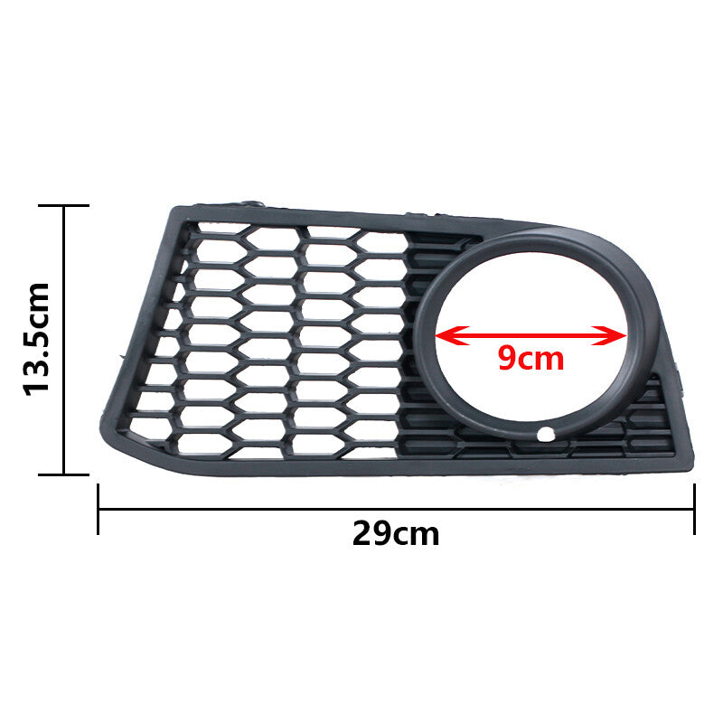 Pair for BMW 5 Series F10 F18 520 523 525 2011-2014 Front Fog Light Lamp Grill