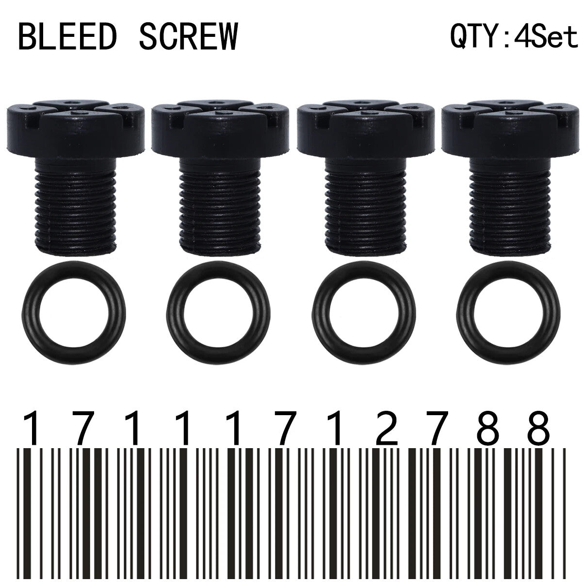 4X Bleeder Screw for BMW F30 F80 Coolant Air Valve Bolt Radiator Cap Vent Fixing