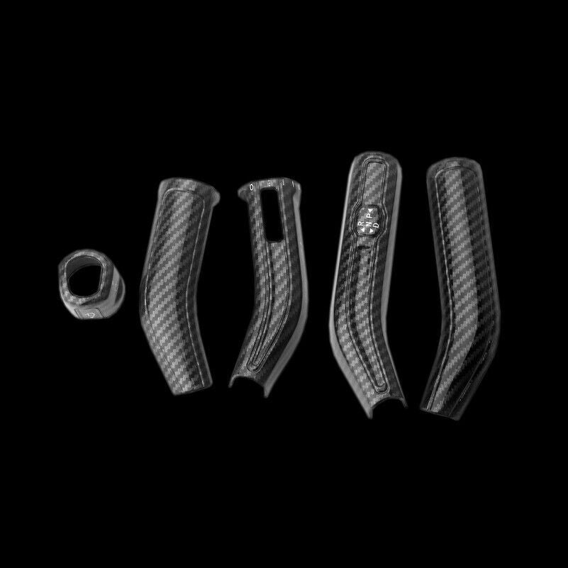 Carbon Gear Shift Wiper lever cover trim for AB CLA GLB GLA Class - n