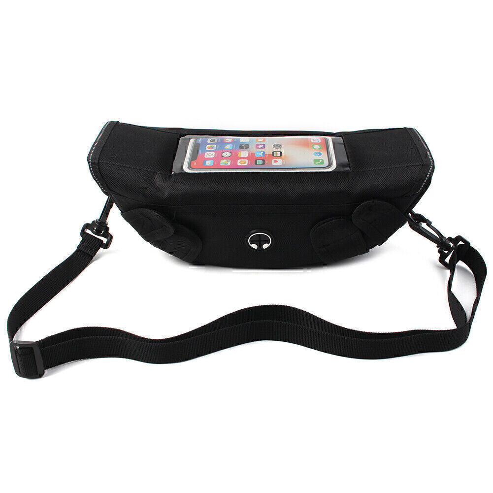 Motorcycle Handlebar Travel Storage Bag Bike Saddlebag Waterproof for HONDA Blk Q