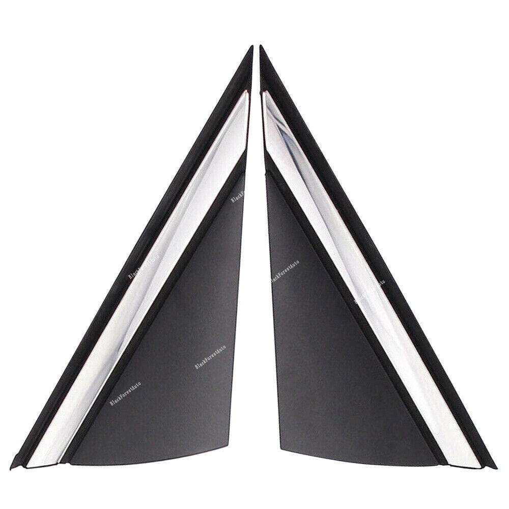 2X RHLH Triangle Fender Corner Garnish Pillar Molding For 15-18 for Hyundai Sonata