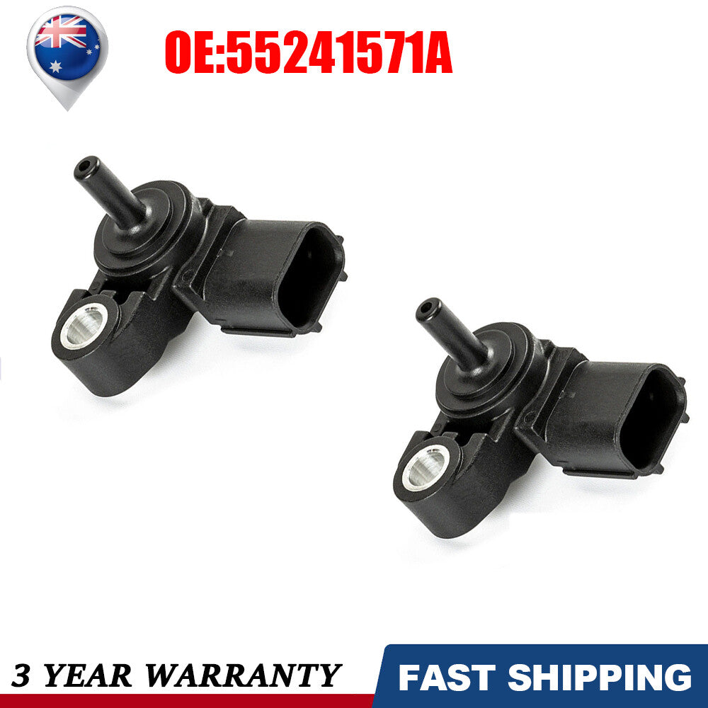 2x Map Mass Air Flow Pressure Sensor For Panigale 959 1199 1299 Diavel 55241571A Q