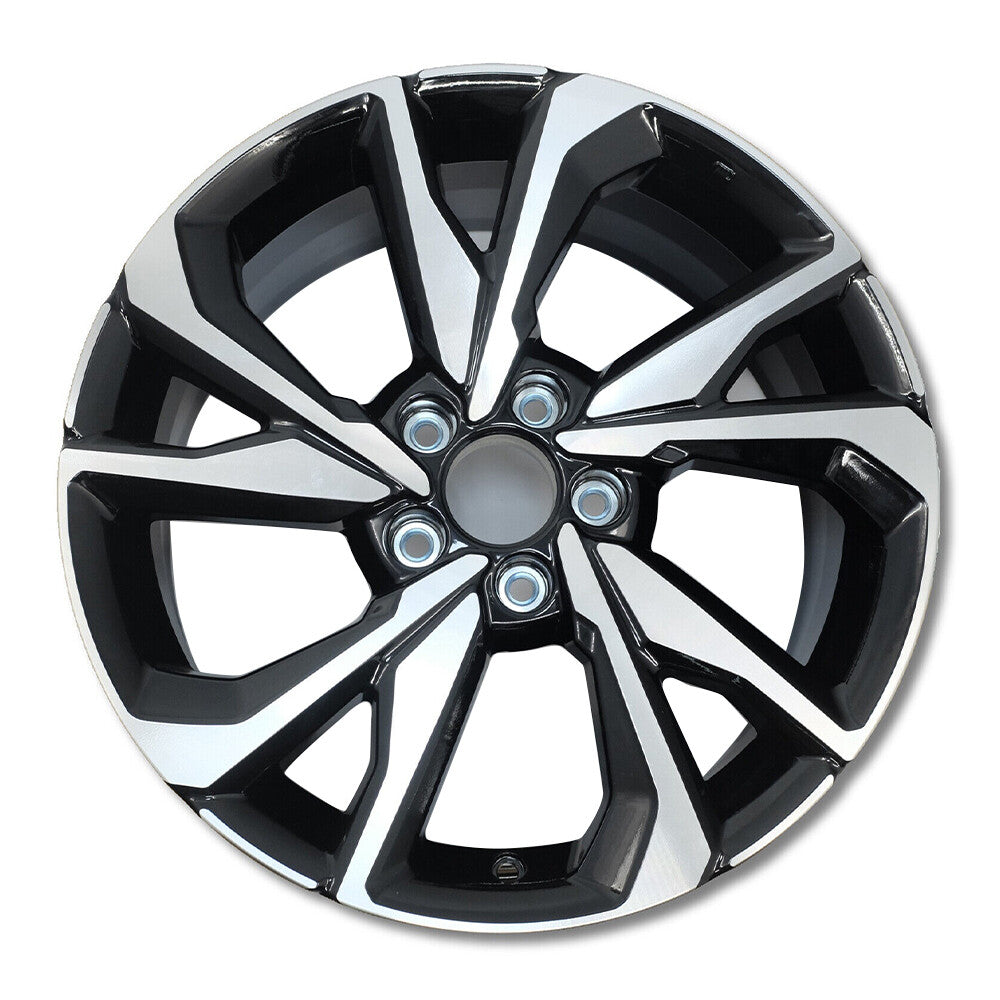 Wheel 18x8 Alloy 10 Spoke With Machined Face Si Fits 17-21 for Civic 560-64108A