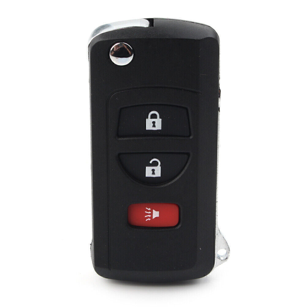 for Nissan Quest Frontier Titan Modified Flip Remote Key Fob Shell Case 3 Button Q