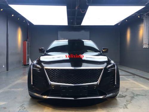 Stainless steel chrome front bumper trim cover for Cadillac CT6 2019 - 2020