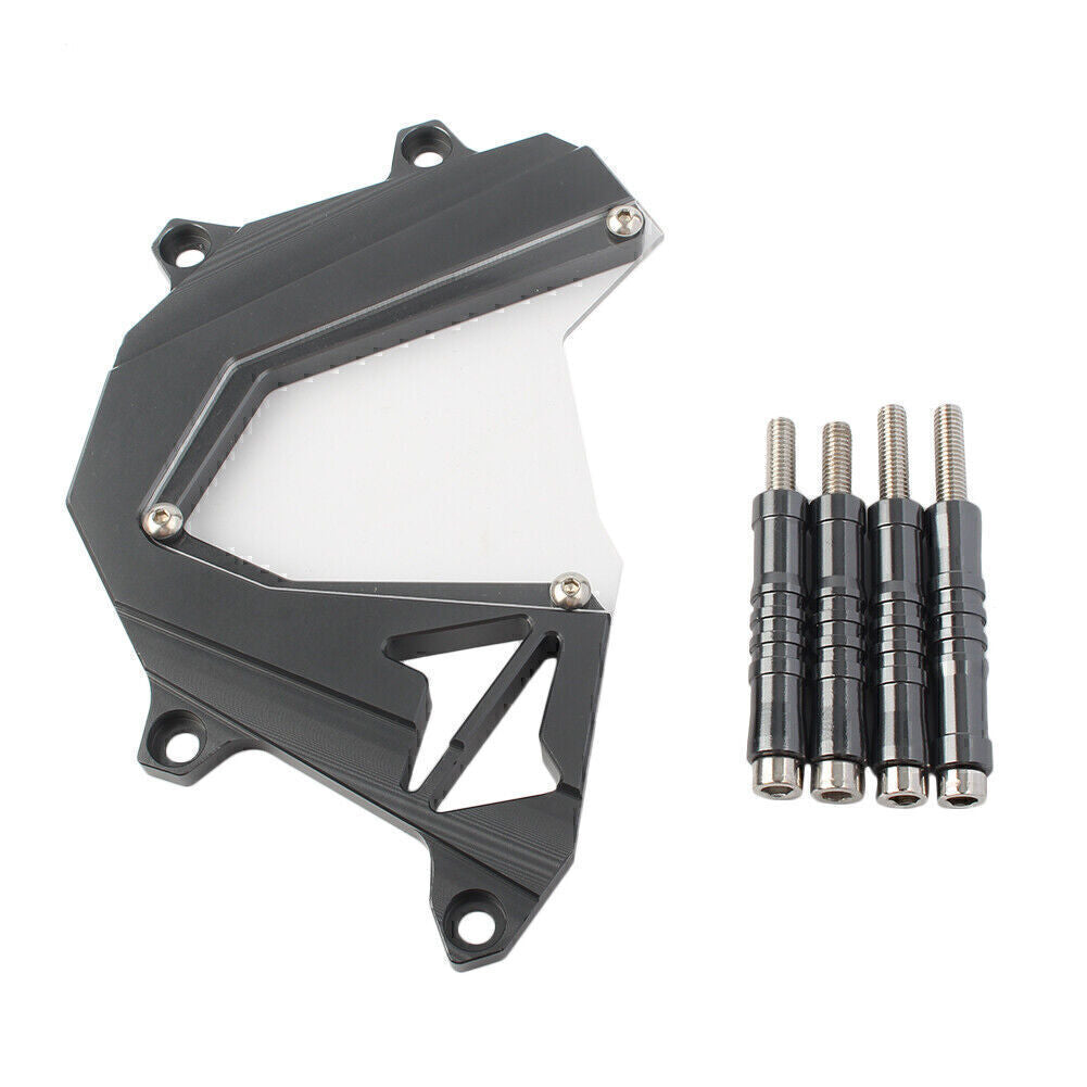 Aluminum Engine Sprockets Chain Guard Cover Guard for KAWASAKI Z800 2013-16 Gray Q
